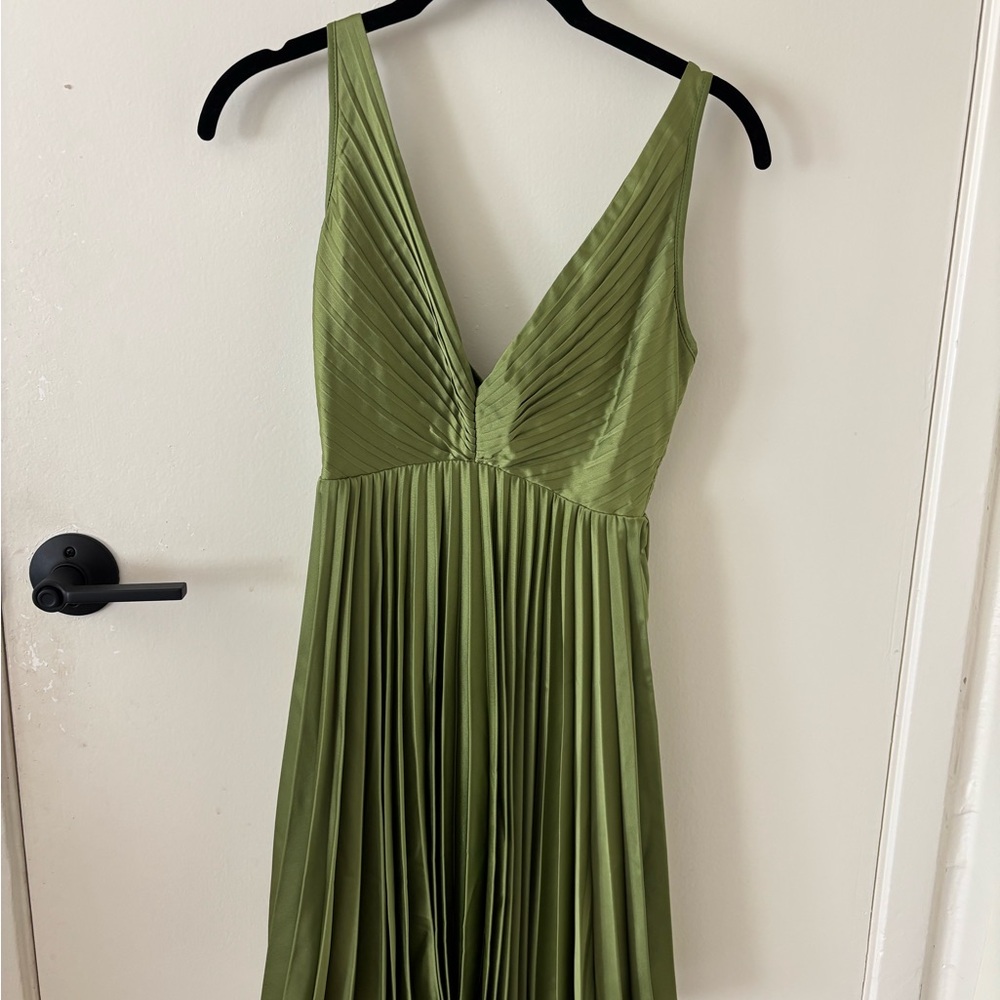 Abercrombie & Fitch Olive Green Maxi Dress